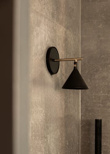 Lampada da parete Cast Sconce diffuser - Black - Audo Copenhagen