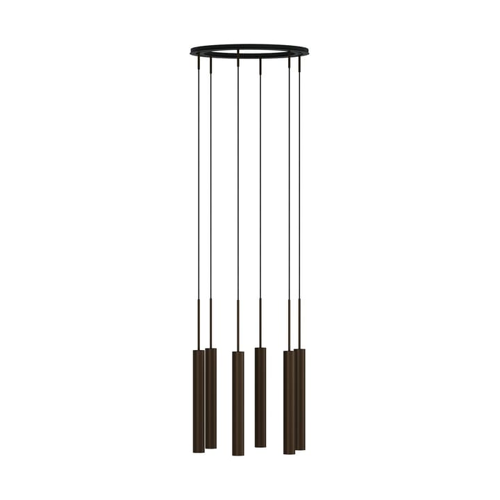 Lampadario Tubulaire 6 - Anodized bronzed - Audo Copenhagen