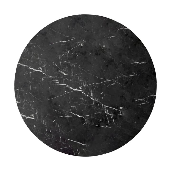 Piano del tavolino Androgyne Ø65 cm - Nero Marquina - Audo Copenhagen