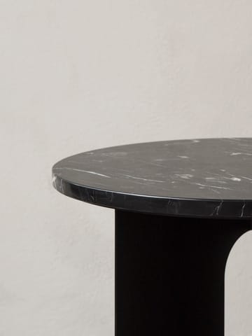 Piano del tavolino Androgyne Ø65 cm - Nero Marquina - Audo Copenhagen