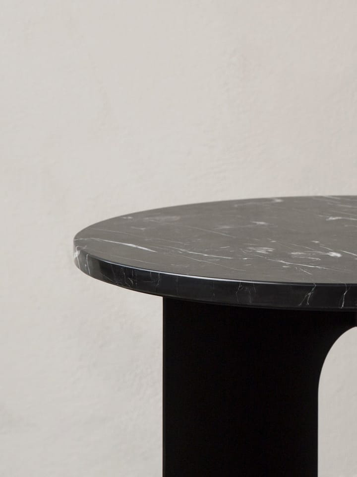 Piano del tavolino Androgyne Ø65 cm, Nero Marquina Audo Copenhagen