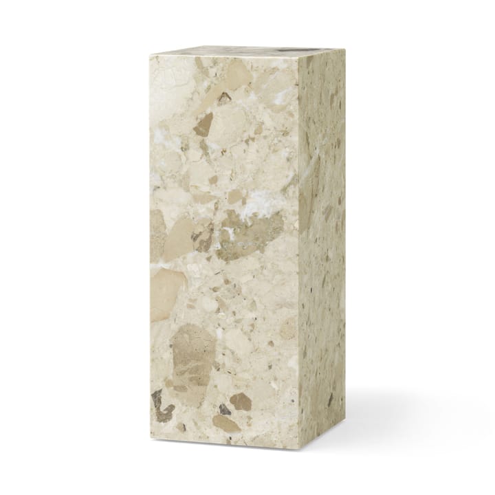 Piedistallo Plinth Pedestal, 30x30x75 cm - Marmo Kunis Breccia - Audo Copenhagen