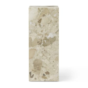 Piedistallo Plinth Pedestal, 30x30x75 cm - Marmo Kunis Breccia - Audo Copenhagen