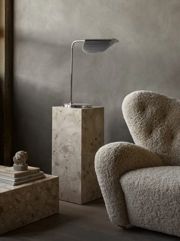 Piedistallo Plinth Pedestal, 30x30x75 cm - Marmo Kunis Breccia - Audo Copenhagen