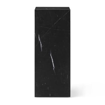 Piedistallo Plinth Pedestal, 30x30x75 cm - Marmo Marquina nero - Audo Copenhagen