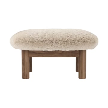 Poggiapiedi Brasilia - Walnut-Nature sheepskin curly - Audo Copenhagen