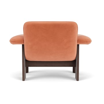 Poltrona Brasilia low back - Dark oak-Avalon 012 - Audo Copenhagen