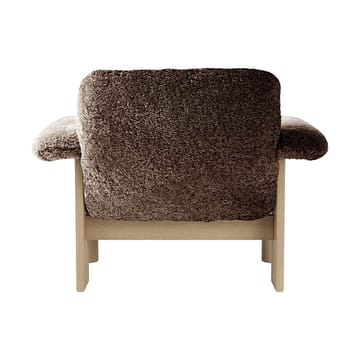 Poltrona Brasilia low back - Natural oak-Sahara sheepskin curly - Audo Copenhagen