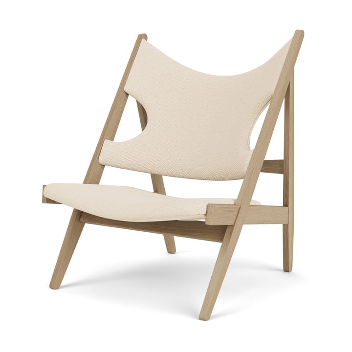 Poltrona lounge Knitting, Natural oak-Logan Jasmine Audo Copenhagen