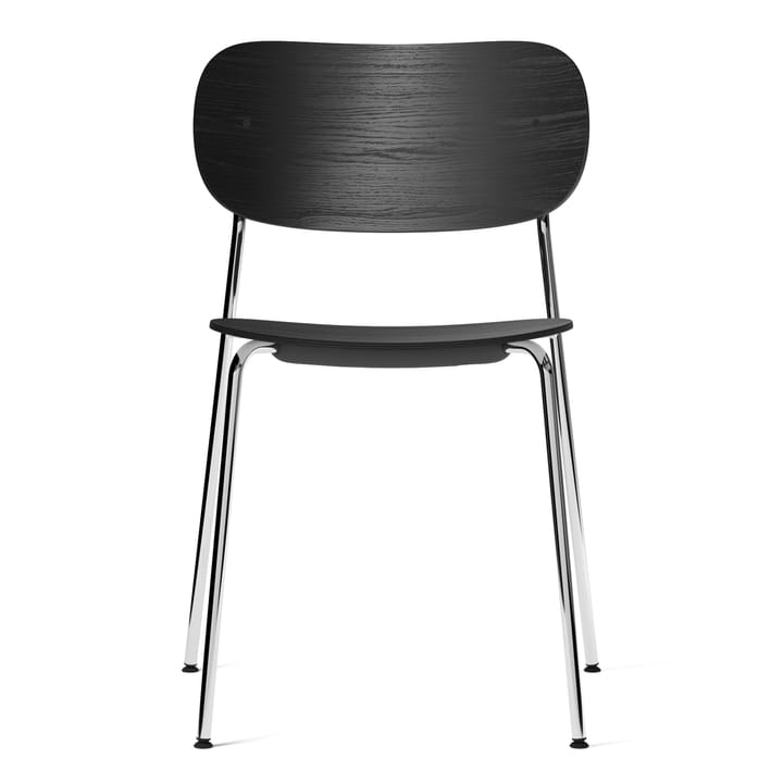 Sedia con gambe cromate Co - rovere nero - Audo Copenhagen