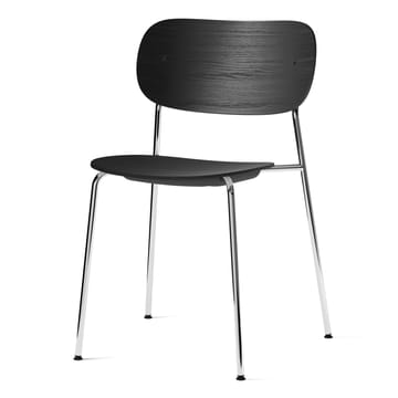 Sedia con gambe cromate Co - rovere nero - Audo Copenhagen