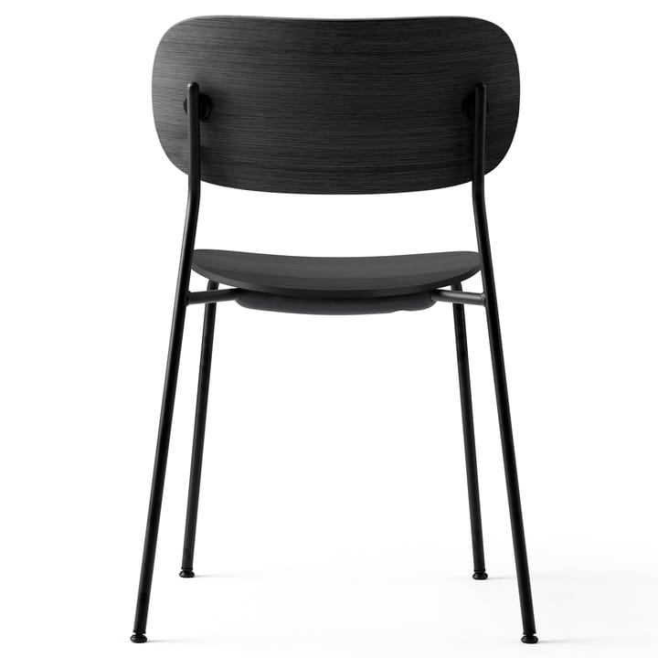 Sedia da pranzo Co con gambe nere, Rovere nero Audo Copenhagen