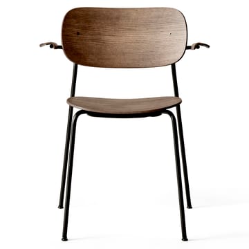 Sedia da tavolo Co Chair con braccioli - Rovere tinto nero - Audo Copenhagen