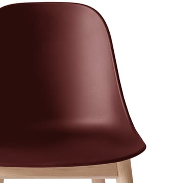 Sedia Harbour con gambe in rovere - Rosso bruciato - Audo Copenhagen