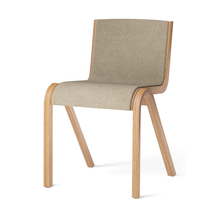 Sedia Ready fronte rivestito - Natural oak-Audo Bouclé 02 - Audo Copenhagen