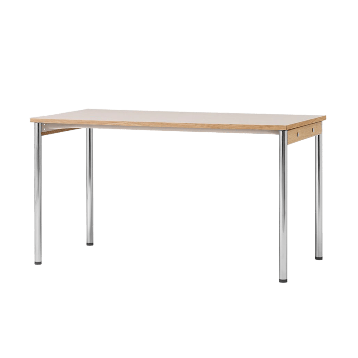 Tavolo da conferenza Co Table 140x70cm - Chrome, laminate creme - Audo Copenhagen