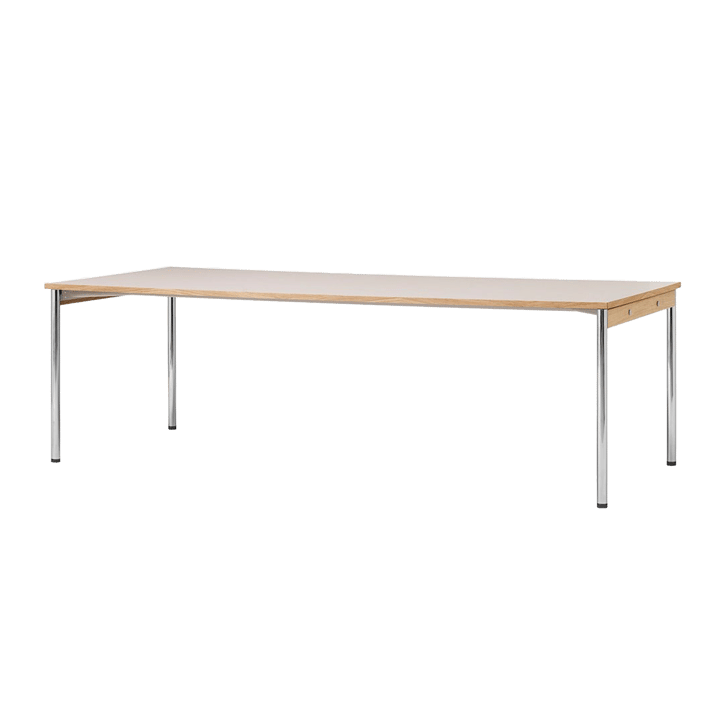 Tavolo da conferenza Co Table 240x100cm - Chrome, laminate creme - Audo Copenhagen