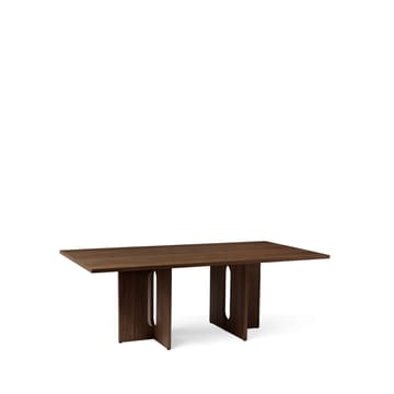 Tavolo da pranzo rettangolare Androgyne - Rovere macchiato scuro, 210x109 cm - Audo Copenhagen