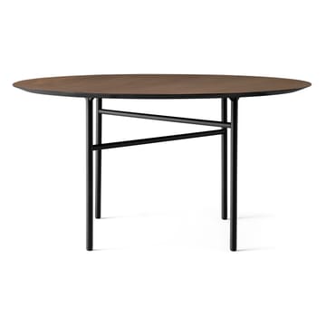 Tavolo quadrato Snaregade - Nero, rovere tinto scuro, Ø 138 cm - Audo Copenhagen