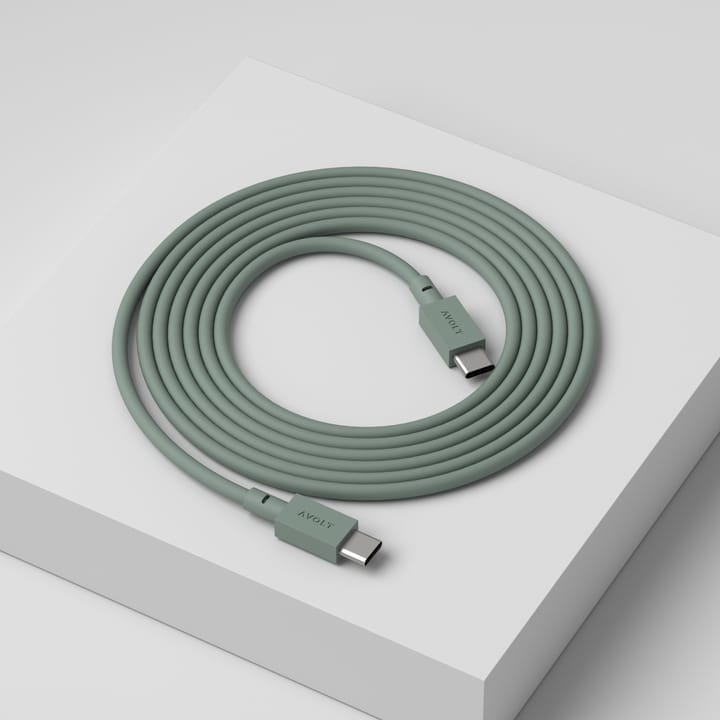 Cable 1 Cavo di ricarica USB-C a USB-C 2 m, Oak green Avolt