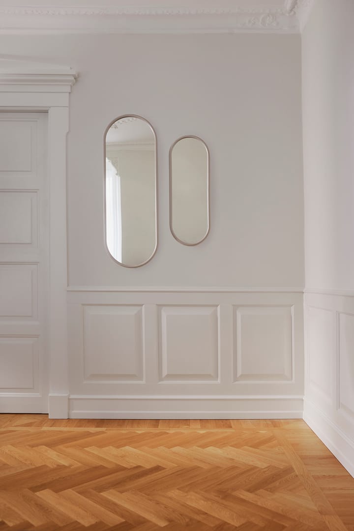Specchio Angui ovale 78 cm - Grigio talpa - AYTM