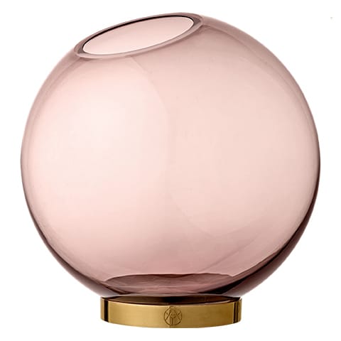 Vaso Globe grande - rosa-ottone - AYTM