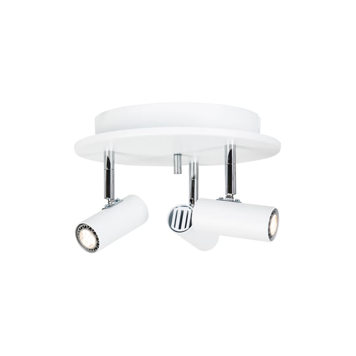 Faretto tondo da soffitto Cato 3 - Bianco opaco - Belid