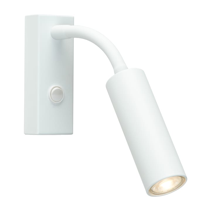 Lampada da parete Cato Slim braccio flessibile - Matte white - Belid