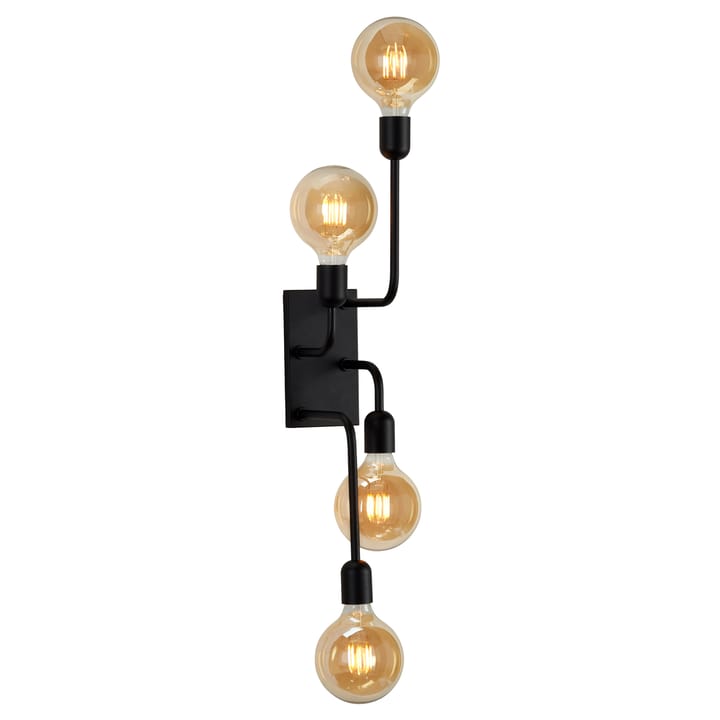 Lampada da parete Regal XL con cavo e spina, Nero Belid