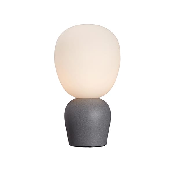 Lampada da tavolo Buddy in vetro opalino - concrete (grigio) - Belid