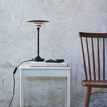 Lampada da tavolo Diablo Ø 20 cm - Nero opaco-rosso liscio - Belid