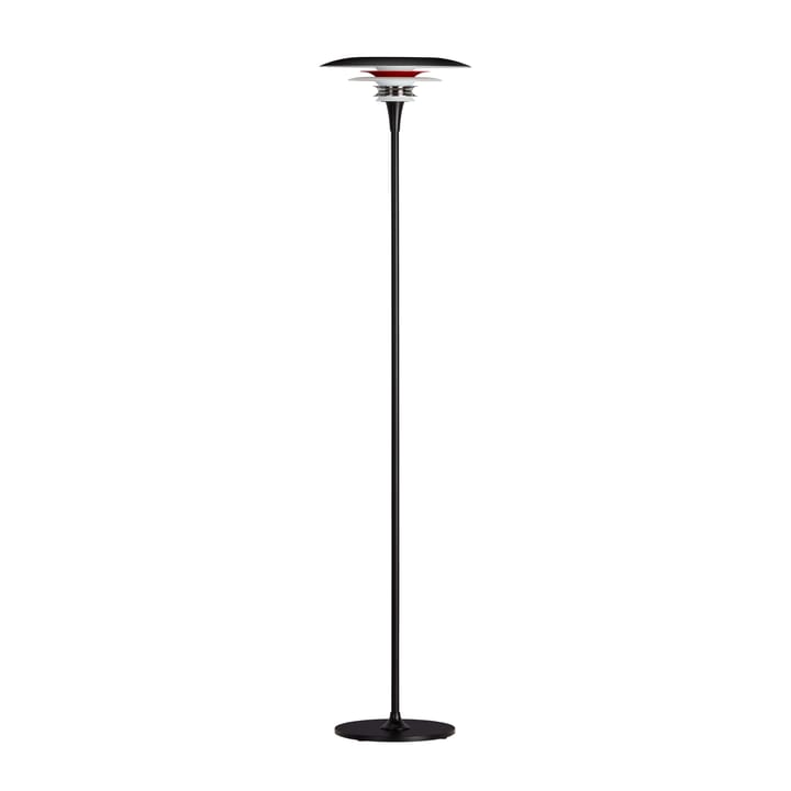 Lampada da terra Diablo Ø 30 cm - Nero opaco-rosso liscio - Belid