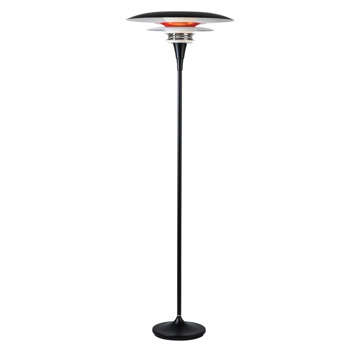 Lampada da terra Diablo Ø 50 cm - Nero opaco-rosso liscio - Belid