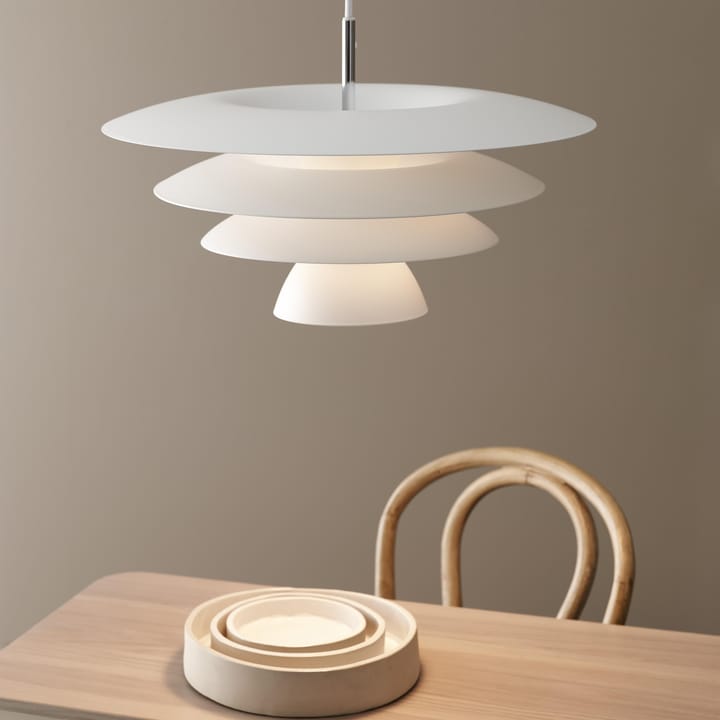 Lampadario Da Vinci, bianco opaco Belid