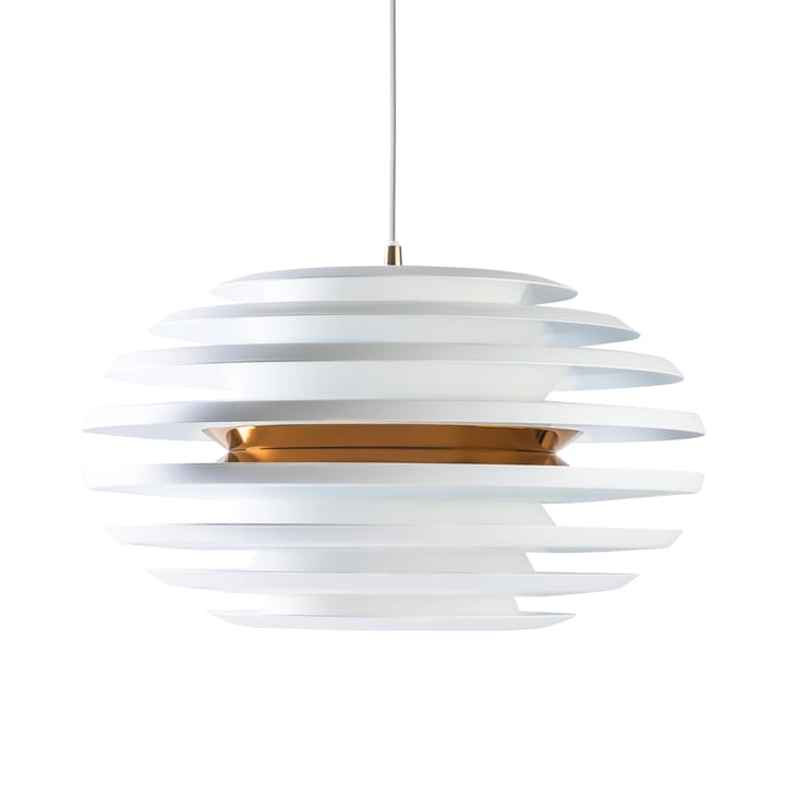 Lampadario Ellipse - Bianco opaco, ottone - Belid