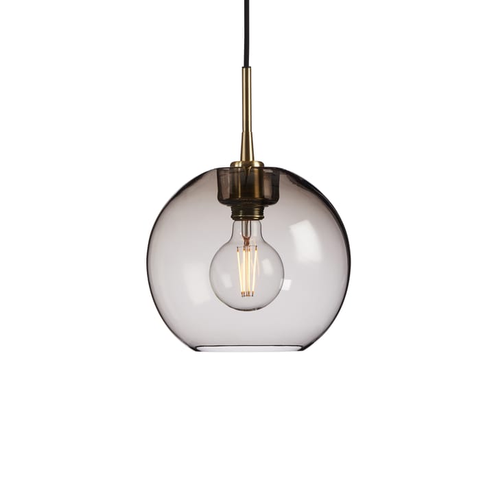 Lampadario Gloria �Ø 26 cm - ottone-vetro fumé - Belid