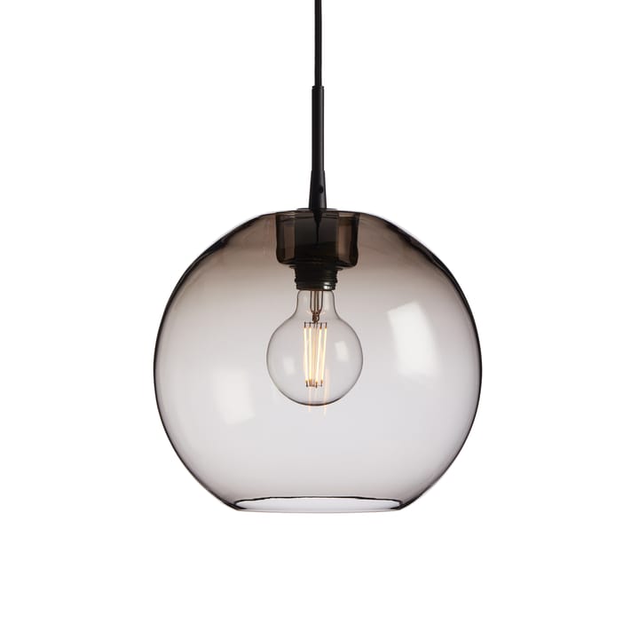 Lampadario Gloria Ø 32 cm - Nero-vetro fumé - Belid