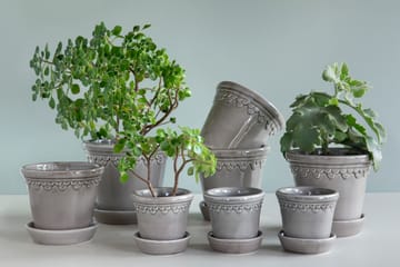 Vaso da fiori Copenhagen smaltato Ø 10 cm - Grey - Bergs Potter