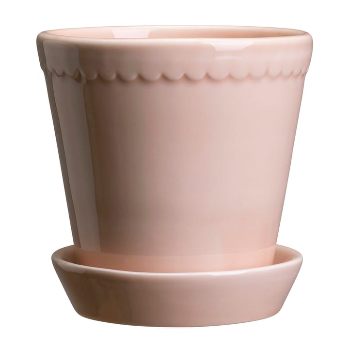 Vaso da fiori smaltato Helena Ø 14 cm - quartz rose - Bergs Potter