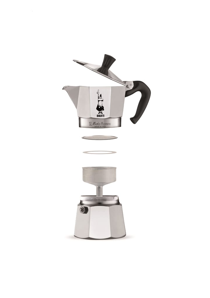 Caffettiera Moka 3 tazze - Argento - Bialetti