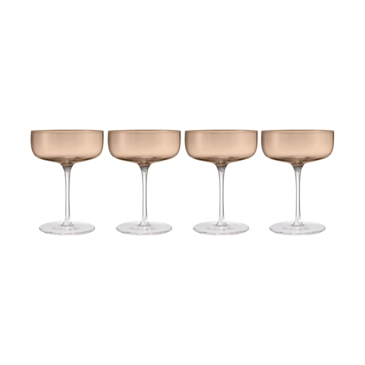 Calice da champagne Fuumi 28 cl - confezione da 4 - Coffee-trasparente - Blomus