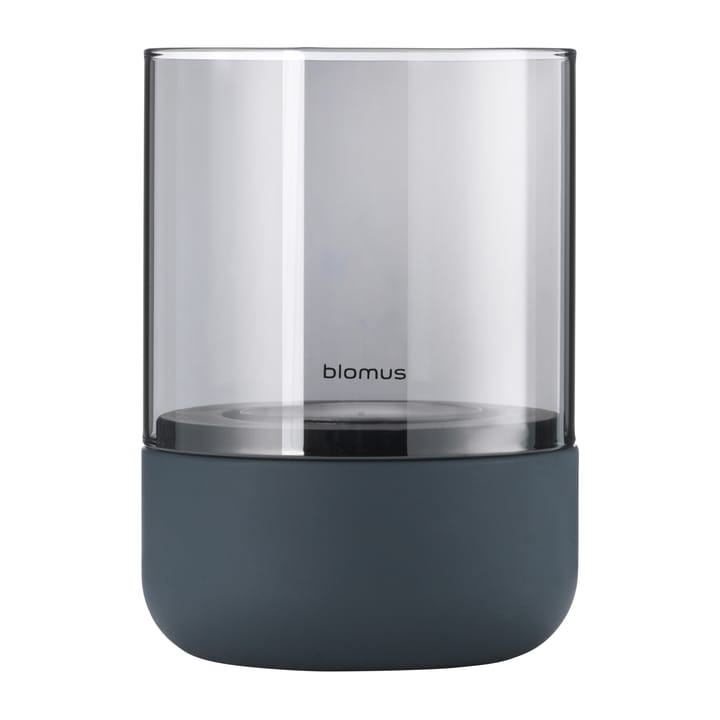 Portacandela con lumino Calma Ø 10 cm - Steel grey - Blomus