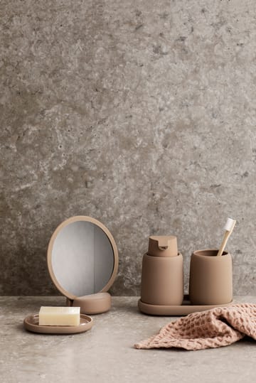 Portaspazzolini in ceramica Sono 30 cl - Beige - blomus