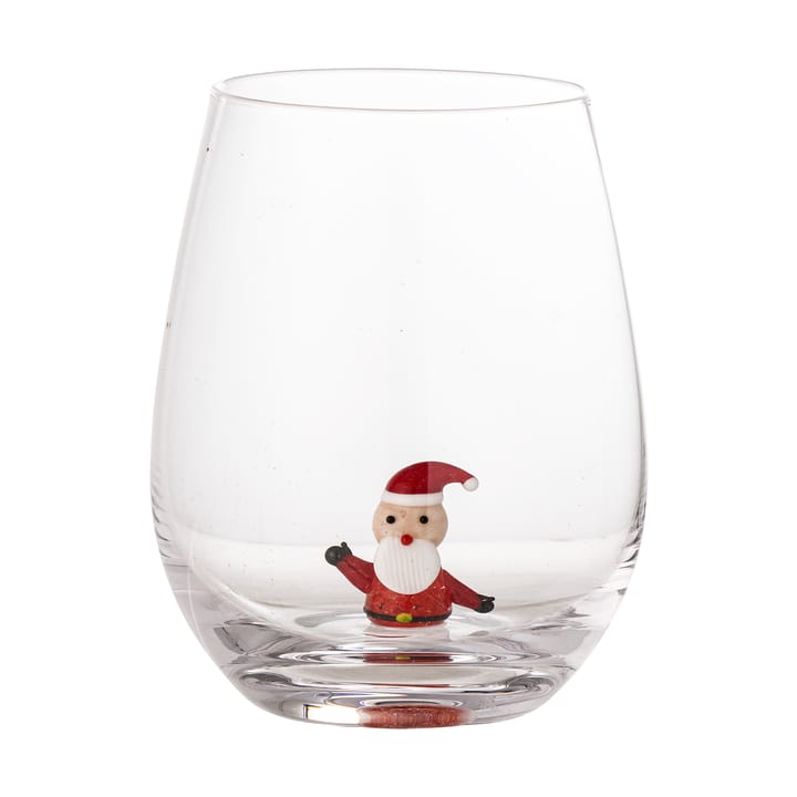 Bicchiere da 50 cl Misa - Babbo Natale trasparente - Bloomingville