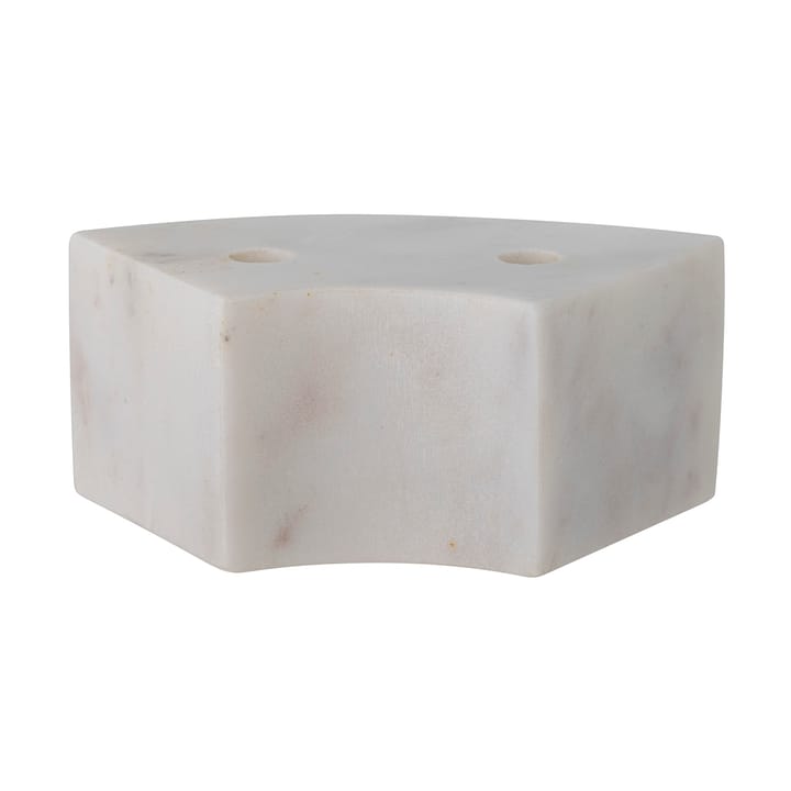 Candeliere Florida 14,5x6x7,5 cm - White marble - Bloomingville