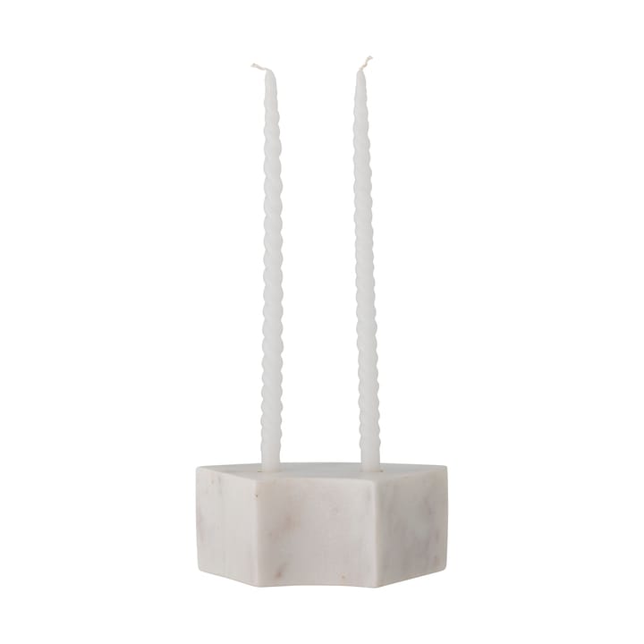 Candeliere Florida 14,5x6x7,5 cm - White marble - Bloomingville