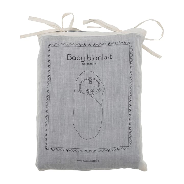 Coperta Bloomingville Muslin 80x100 cm, Blu Bloomingville