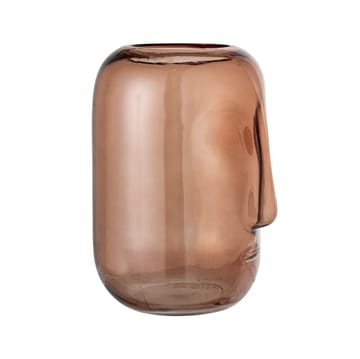 Vaso in vetro con volto Bloomingville 25 cm - marrone - Bloomingville