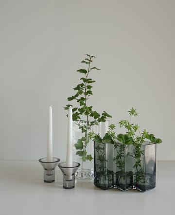 Candelabro Lumi 8 cm - Grigio - Born In Sweden