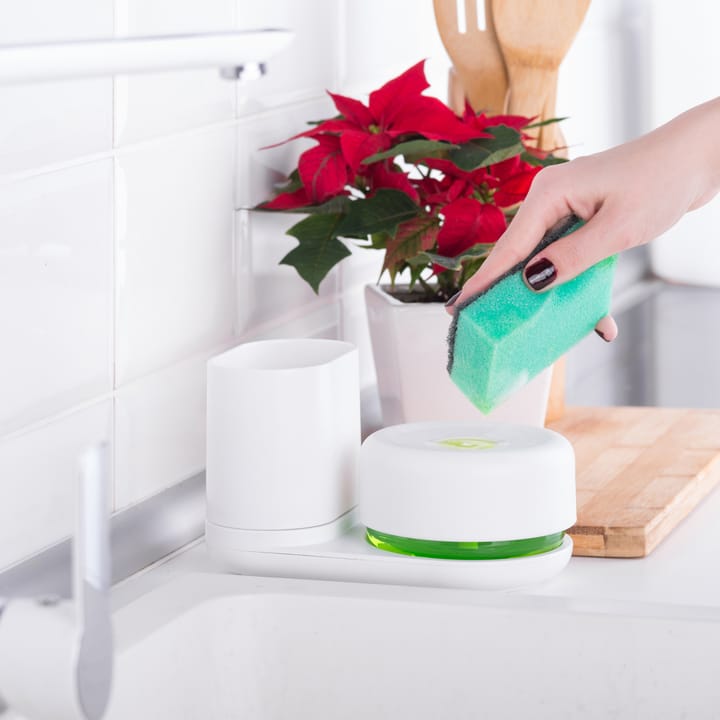 Spazzola per piatti da cucina con Dispenser di sapone liquido spazzola per  la pulizia dei piatti in plastica prodotti per la pulizia della casa  utensili per il lavaggio della cucina